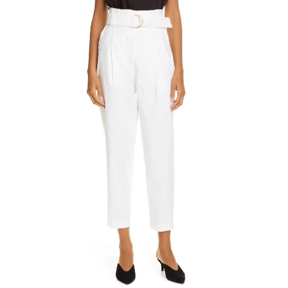 A.L.C. Diego High Belted Waist Crop Pants - Picture 1 of 4